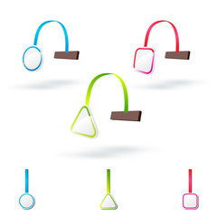 Sale and promotion tag collection Vector illustration eps 10