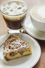 apple pie and coffee
