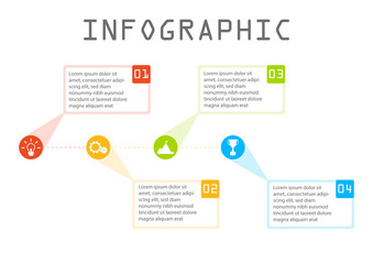 business infographic, time line process chart, step by step, way to success, idea and working, how to make idea, thinking concept.