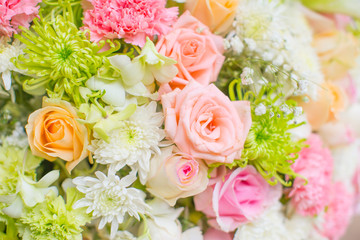 Flower bouquet in a vase