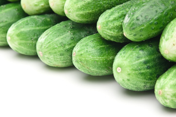 bunch of cucumbers