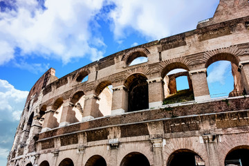 Obraz premium Ruins of Coliseum in Rome