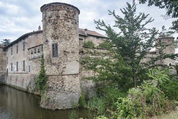 Fototapeta na wymiar Lisignano (Piacenza), the castle