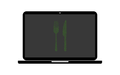 Hacker Laptop Imbiss