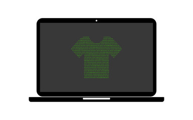 Hacker Laptop Shirt