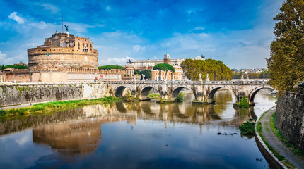 Fototapeta na wymiar Castel Sant'Angelo, Rome, Italy