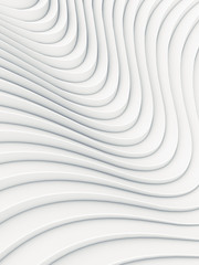 Wave band abstract background surface 3d rendering