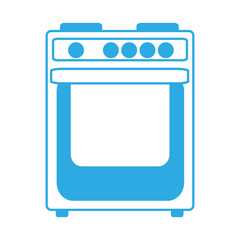 oven icon over white background vector illustration