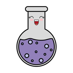 kawaii icon over white background vector illustration