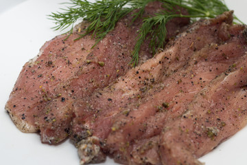 raw beef pork meat