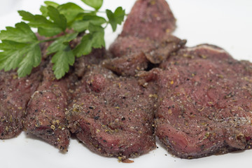 raw beef pork meat