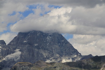 vue sur le Cervin, versant italien