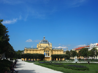 Fototapeta premium Zagreb, Kroatien: Kunstpavillon, Umjetnički paviljon