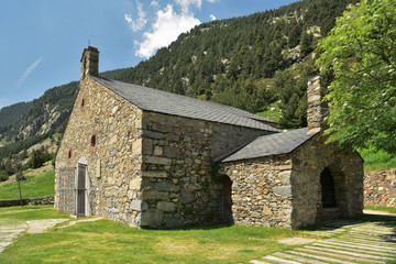 Fototapeta na wymiar Einsiedlerkapelle Sant Gil im Vall de Núria