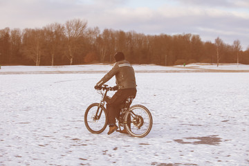 Biking on ice