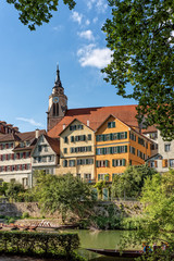 Stiftskirche Sankt Georg Neckar Fluss Tübingen