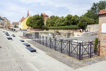 Ruin garden in Szekesfehervar, Hungary