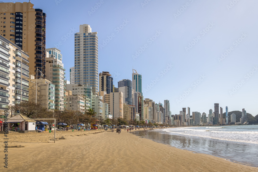 Wall mural Balneario Camboriu beach and skyline - Balneario Camboriu, Santa Catarina, Brazil