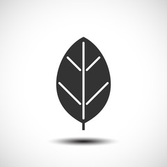 Leaf icon. Eco Concept. Vector illustration.