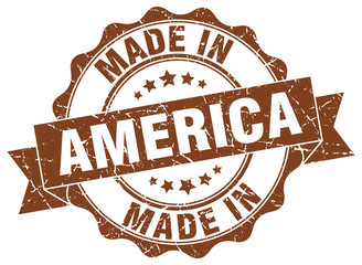 made in America round seal