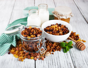 Homemade granola