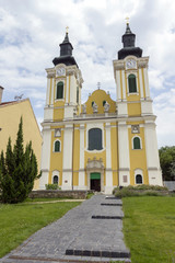 Fototapeta na wymiar St. Stephen Cathedral in Szekesfehervar, Hungary