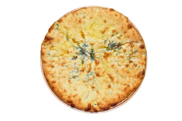ossetian pie on a white