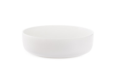 empty white bowl  on white background