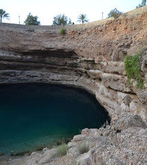 Lac grotte à Oman