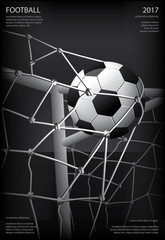 Soccer Football Poster Vestor Illustration