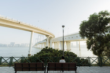 River Bridge in Macao.