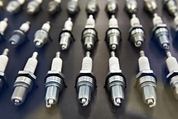 Spark plugs in store