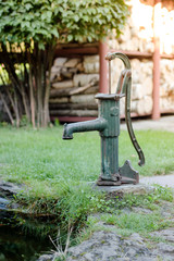 vintage water pump