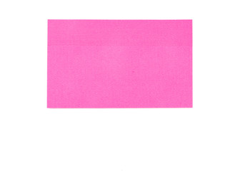 color blank sticky notes on white background