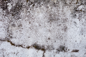 Dirty and old wall with moisture