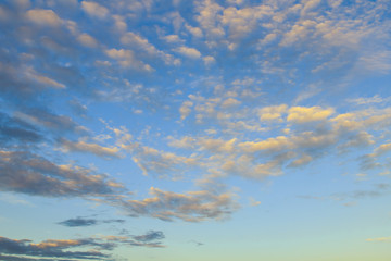 Naklejka na ściany i meble Beautiful abstract blue sky background and cloudy