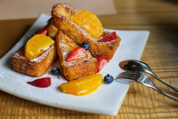 mixed fruit toast