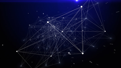 Abstract data connection background, technology concept