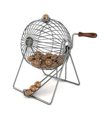 Vintage Wire Bingo Cage