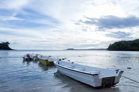 Boat Parking At Weh Island Seashore