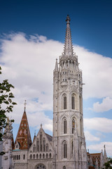 Fototapeta premium Budapest the capital of Hungary crossed by the Danube River