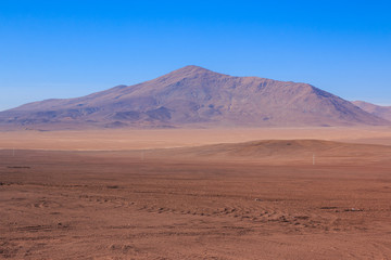 Fototapeta na wymiar Atacama Desert Red