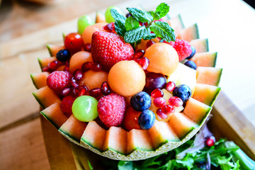 Cantaloupe Fruits salad