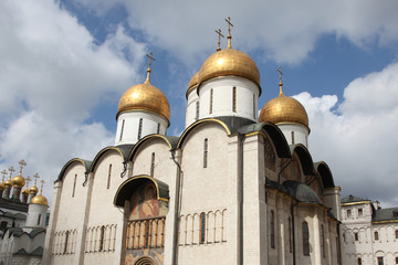 Fototapeta na wymiar Dormition Cathedral, Kremlin, Moscow