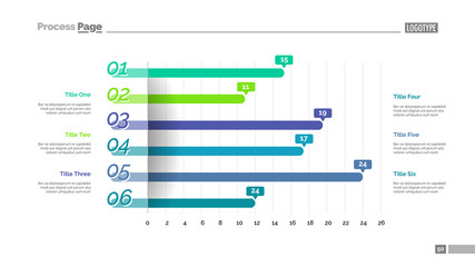 Horizontal bars slide template
