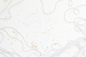 Christmas holidays composition on light background with copy space for your text