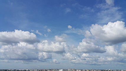 low level cloud and sky line.