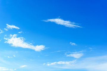 Beautiful and Amazing.Blue sky with clouds and sunshine for background