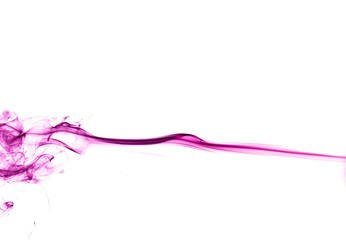 Abstract Violet smoke on white background, Violet background,Violet ink background,purple smoke