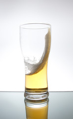 Glass, beer, splash